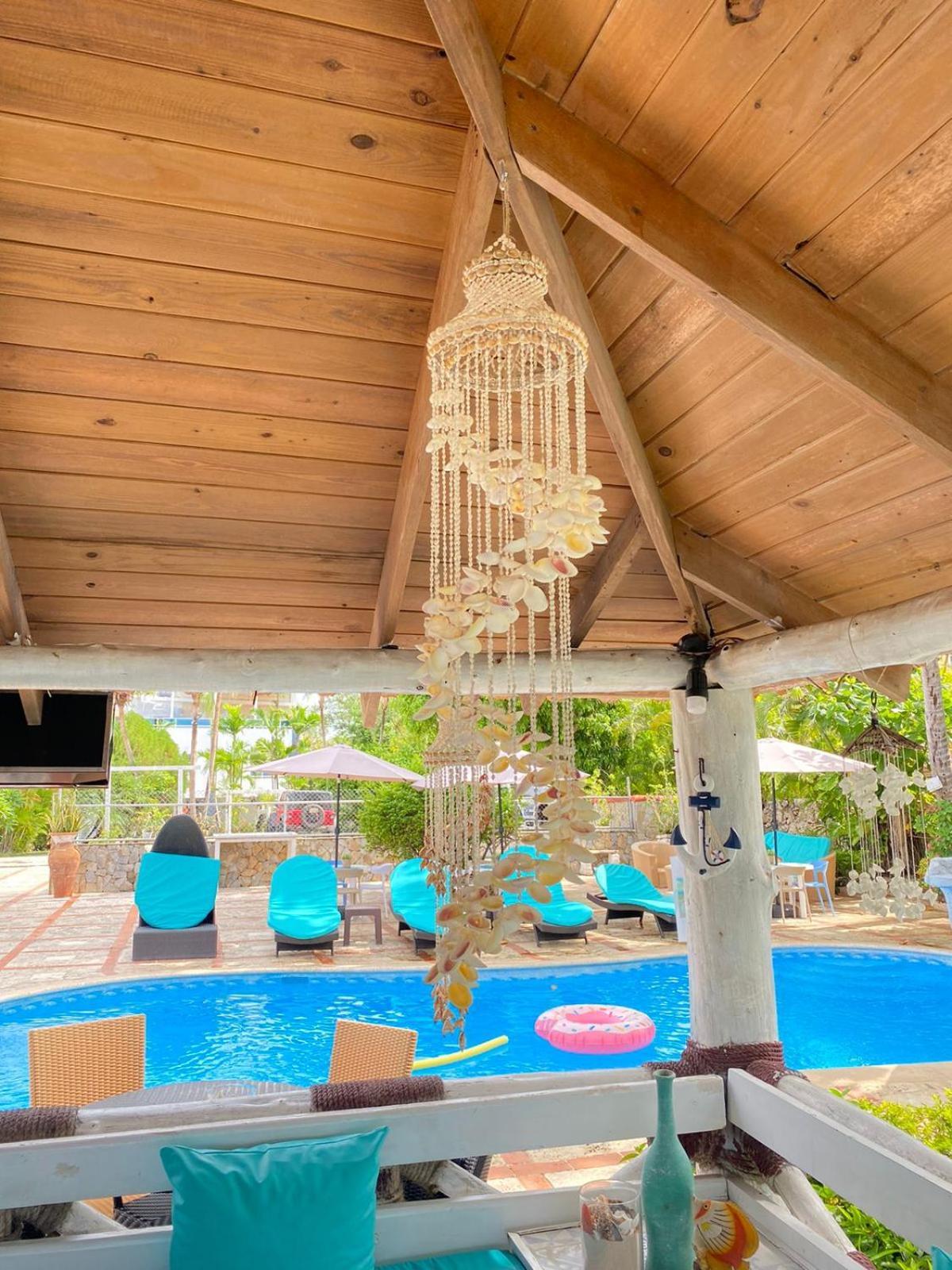 D' Franchesis Hostal Juan Dolio Bagian luar foto